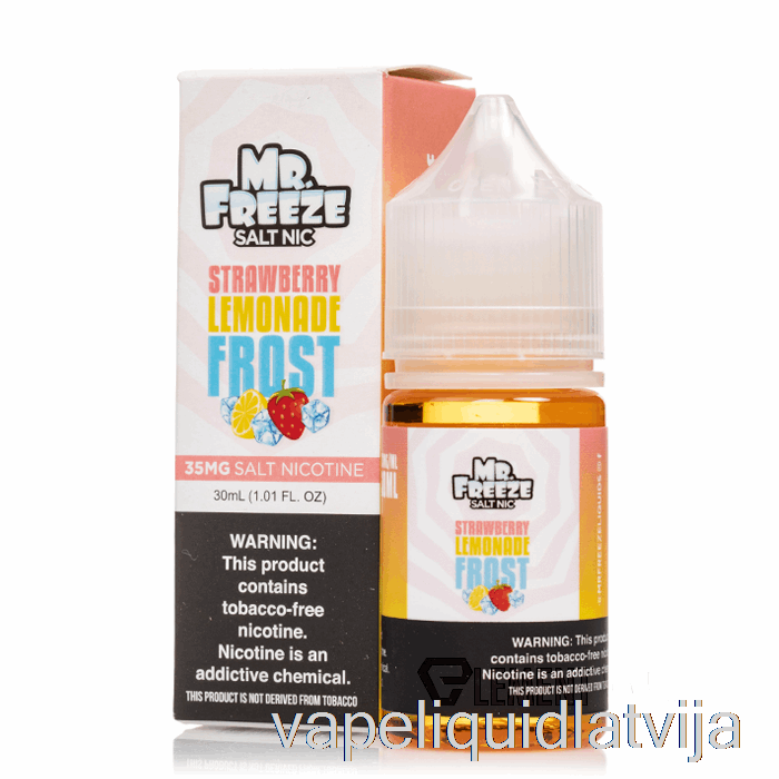 Zemeņu Limonādes Sals - Mr Saldēti Sāļi - 30ml 35mg Vape šķidrums